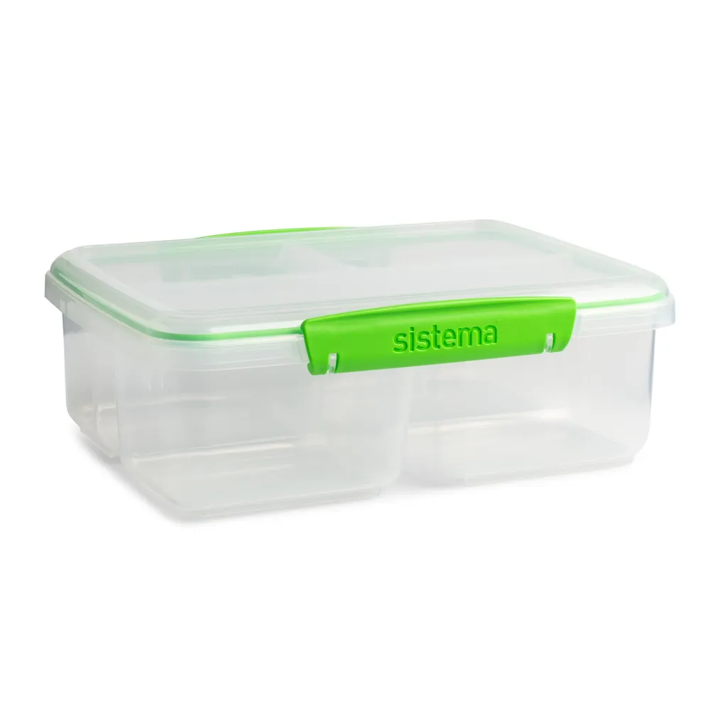 Sistema Klip It To Go Bright Tab Quad Split Container