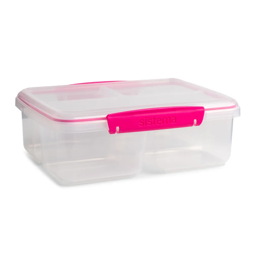 Sistema Klip It To Go Bright Tab Quad Split Container