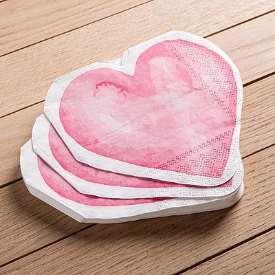 Harman 3-Ply 'Heart' Shaped Paper Napkin - Set of 20