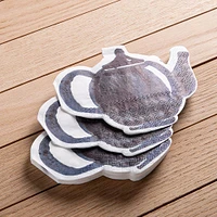 Harman 3-Ply 'Teapot' Shaped Paper Napkin - Set of 20 (Black)