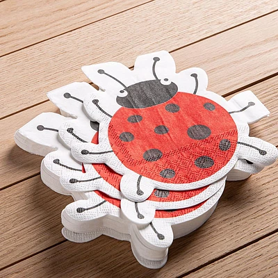 Harman 3-Ply 'Ladybug' Shaped Paper Napkin - Set of 20