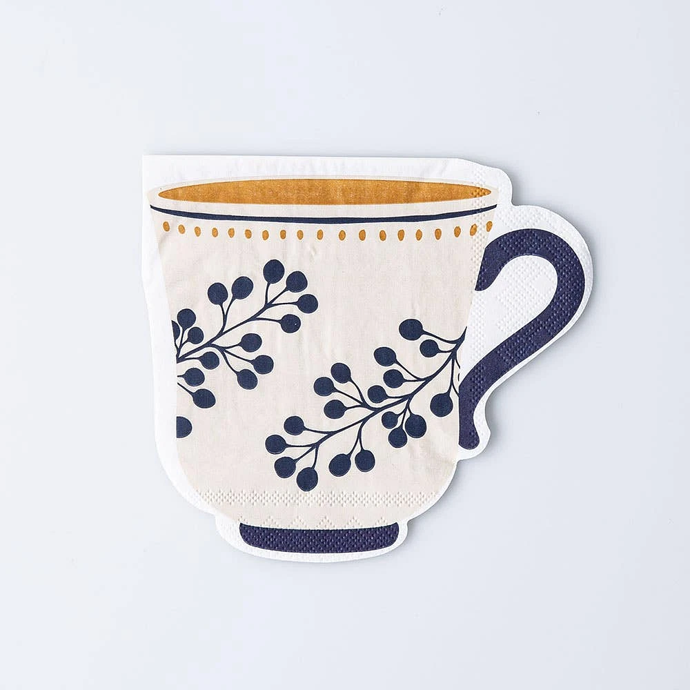 Harman 3-Ply 'Teacup' Shaped Paper Napkin - Set of 20