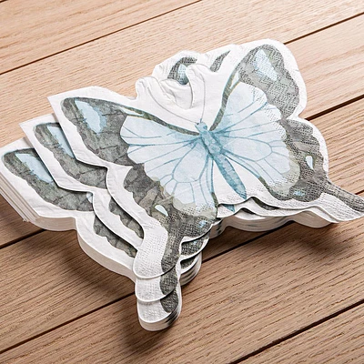 Harman 3-Ply 'Butterfly' Paper Napkin Shaped - Set of 20