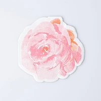 Harman 3-Ply 'Peony' Paper Napkin Shaped - Set of 20 (Pink)