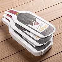 Harman 3-Ply 'Wine Down' Paper Napkin Shaped - Set of 20
