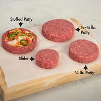 Cuisinart Outdoors 4-In-1 Stuffed Burger Press (Black)