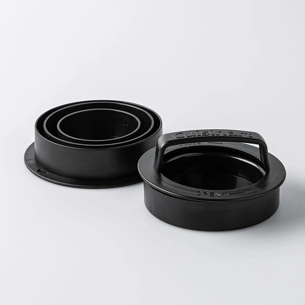 Cuisinart Outdoors 4-In-1 Stuffed Burger Press (Black)