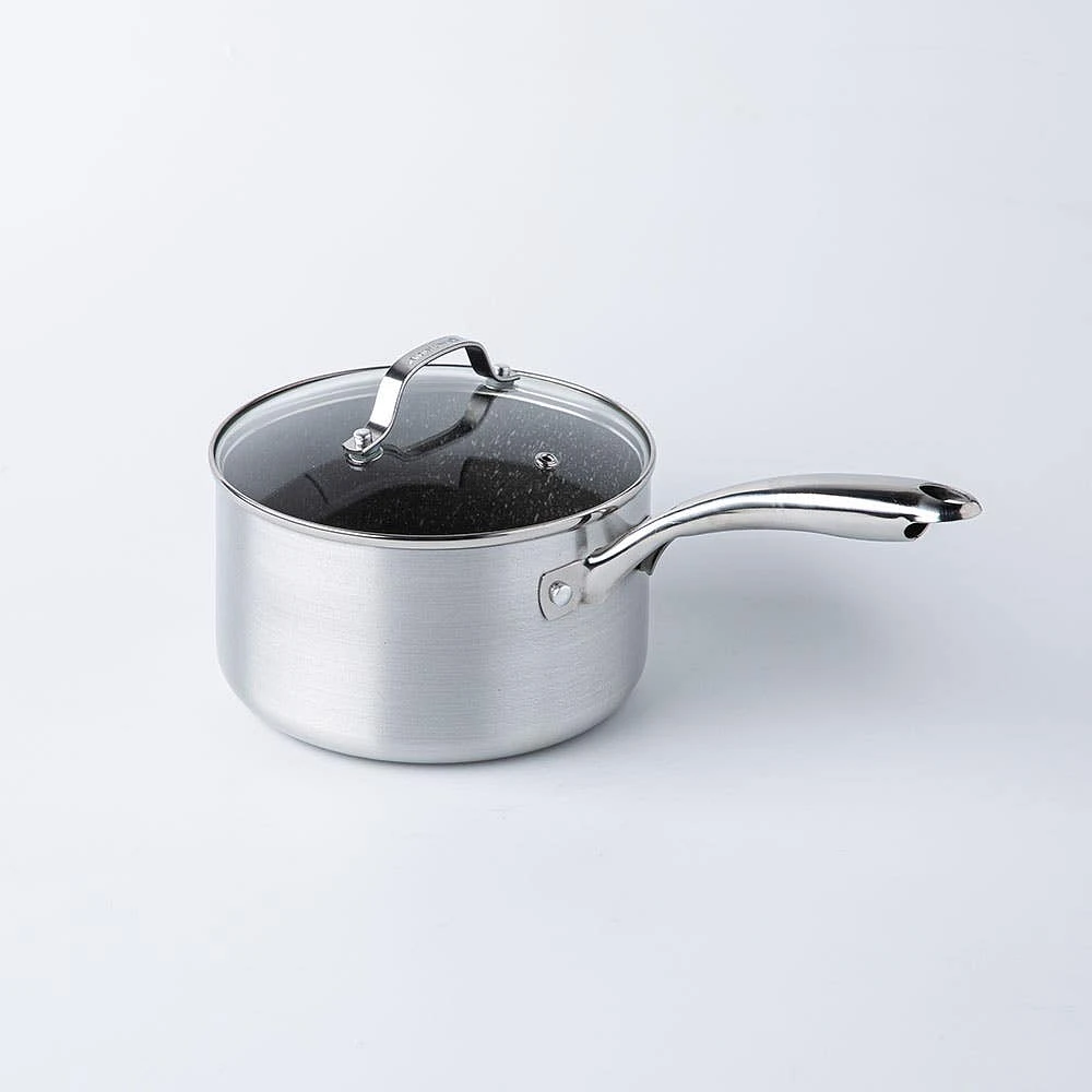 Granitestone Diamond Silver Non-Stick Cookware Combo Set/10