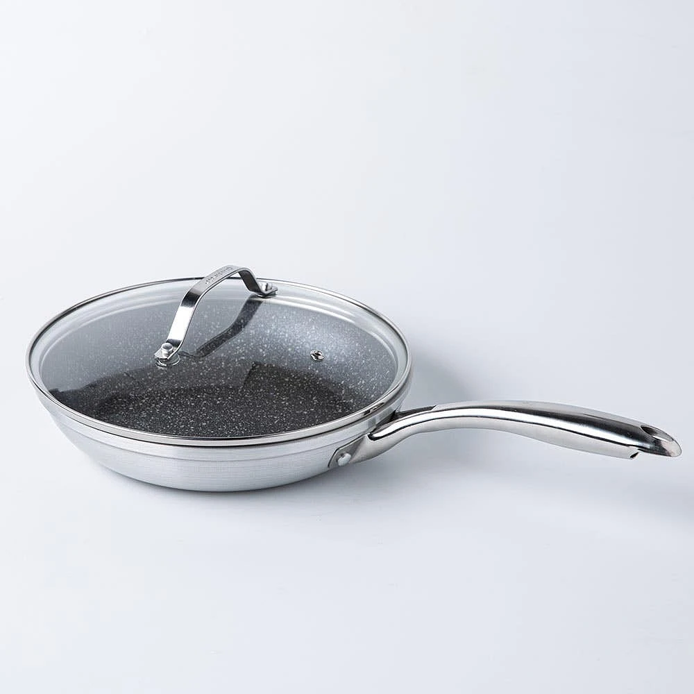Granitestone Diamond Silver Non-Stick Cookware Combo Set/10