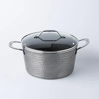 Granitestone Diamond Hammered Non-Stick Cookware Set of 10 (Charcoal)
