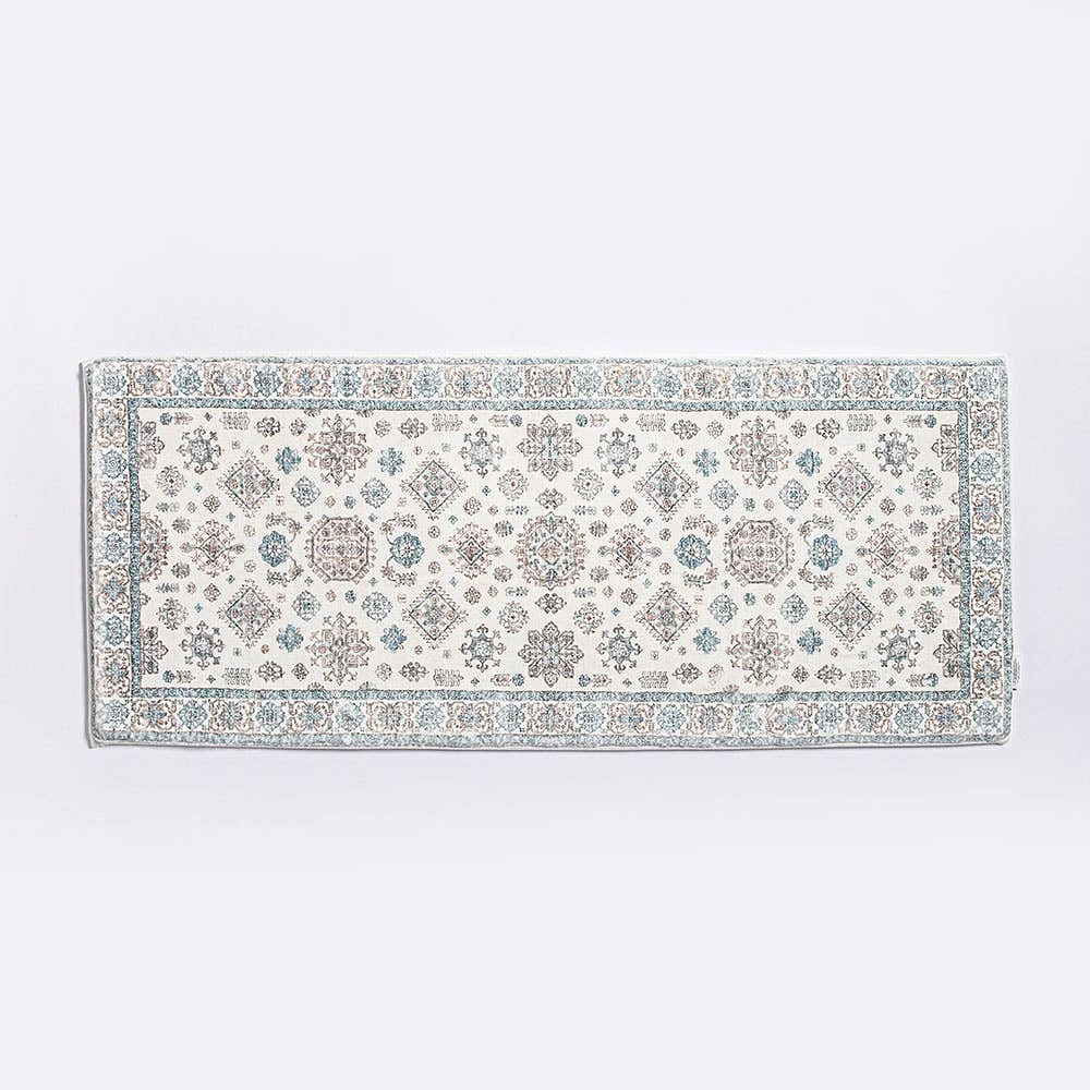 Harman Cilantro 'Alabaster' Memory Foam Bathmat 20x48"