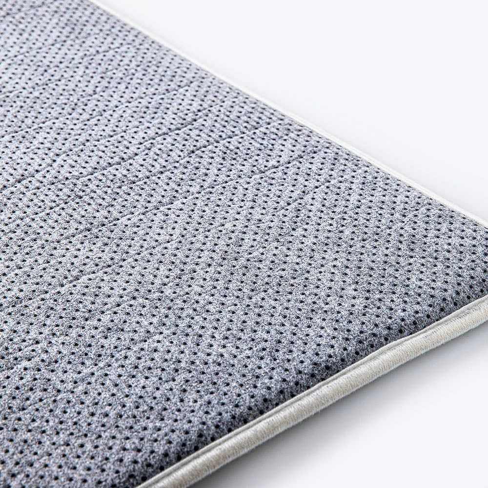Harman Cilantro 'Alabaster' Memory Foam Bathmat 20x48"