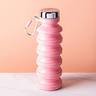 Joie On The Go Collapsible Water Bottle 475ml (Pink)