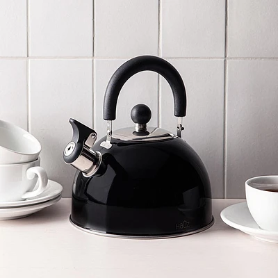Hauz Elegant Kettle Whistling Stovetop Kettle 2L (Black)
