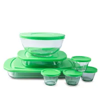 Libbey Baker's Basics Glass Bakeware Combo - Set of 14