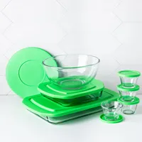 Libbey Baker's Basics Glass Bakeware Combo - Set of 14