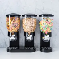 KSP Easy Flow 'Double' Countertop Snack Dispenser (Black)