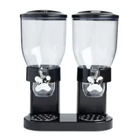 KSP Easy Flow 'Double' Countertop Snack Dispenser (Black)