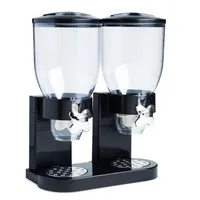 KSP Easy Flow 'Double' Countertop Snack Dispenser (Black)