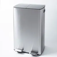 KSP Sleek Double Step Garbage Can (60 L)