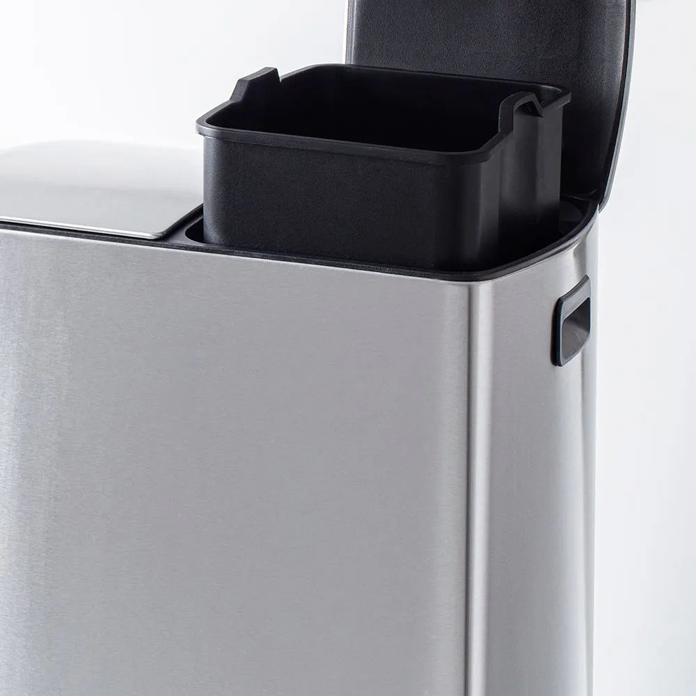 KSP Sleek Double Step Garbage Can (60 L)