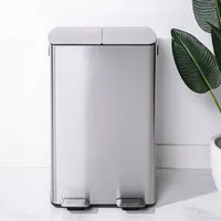 KSP Sleek Double Step Garbage Can (60 L)