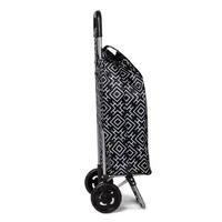 KSP Trek 'Trellis' Shopping Trolley (Black)