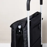 KSP Urban 'Solid' Aluminum Shopping Trolley (Black)