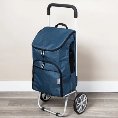 KSP Urban 'Linen Look' Aluminum Shopping Trolley