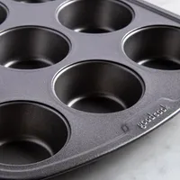 Good Cook Premium Non-Stick Muffin Pan (Grey)