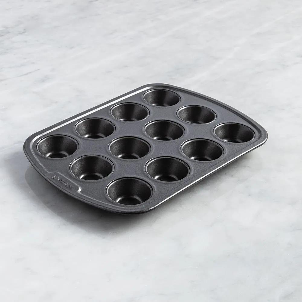 Good Cook Premium Non-Stick Muffin Pan (Grey)