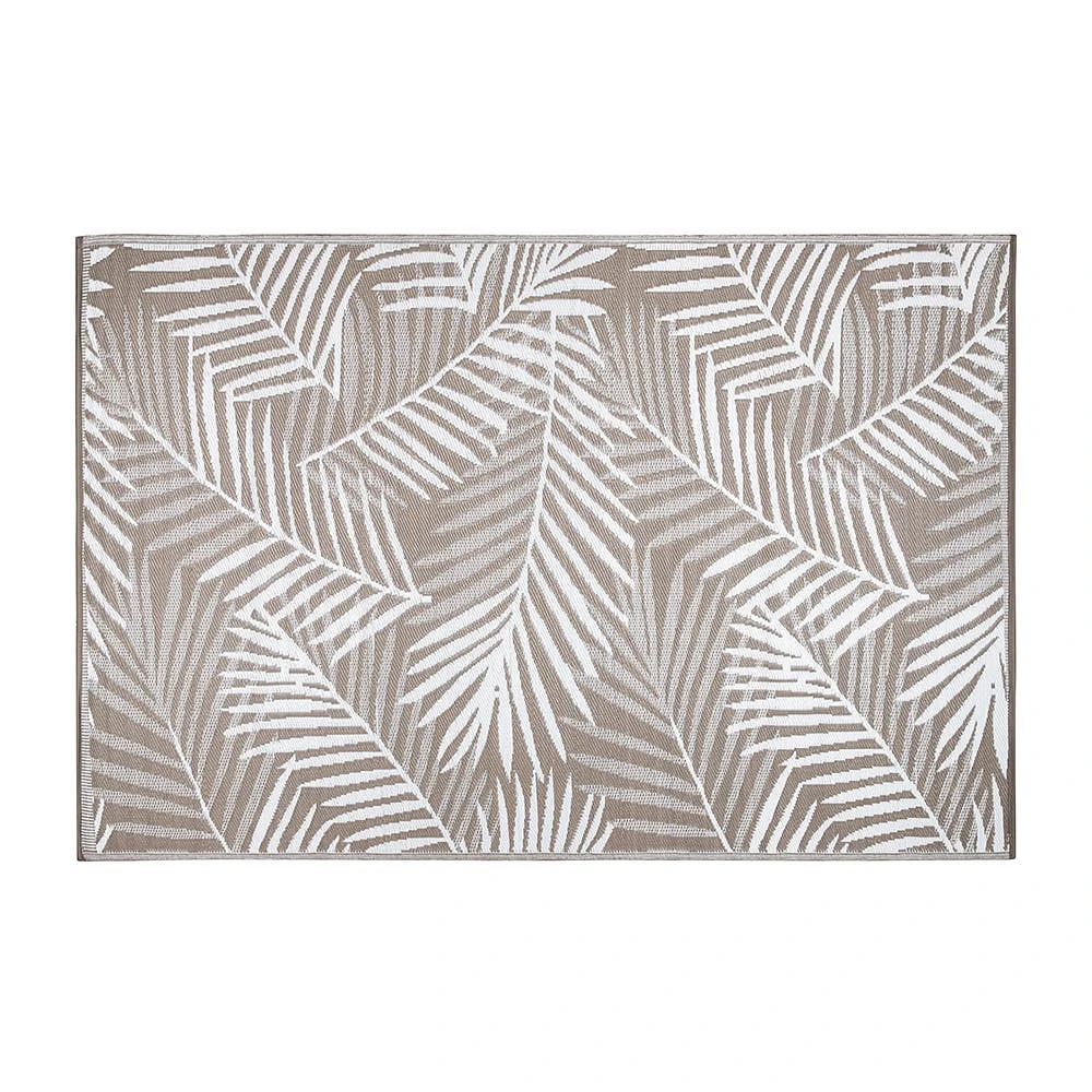 KSP Outdoor 'Areca Palm' All Season Mat (Grey, 6' x 9')