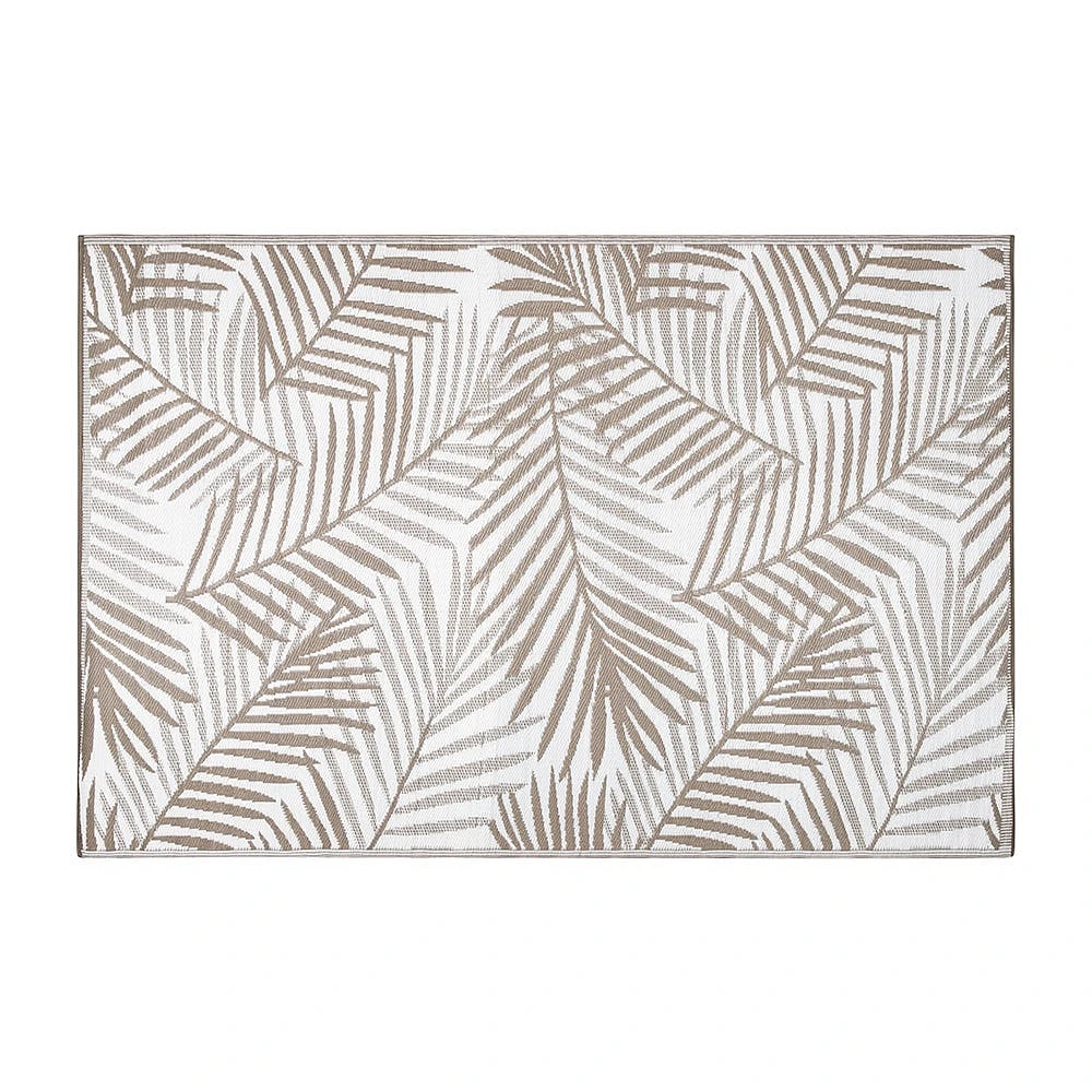 KSP Outdoor 'Areca Palm' All Season Mat (Grey, 6' x 9')