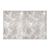 KSP Outdoor 'Areca Palm' All Season Mat (Grey, 6' x 9')