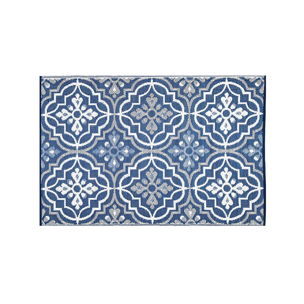 KSP Outdoor 'Tile Braga' All Season Mat (Blue