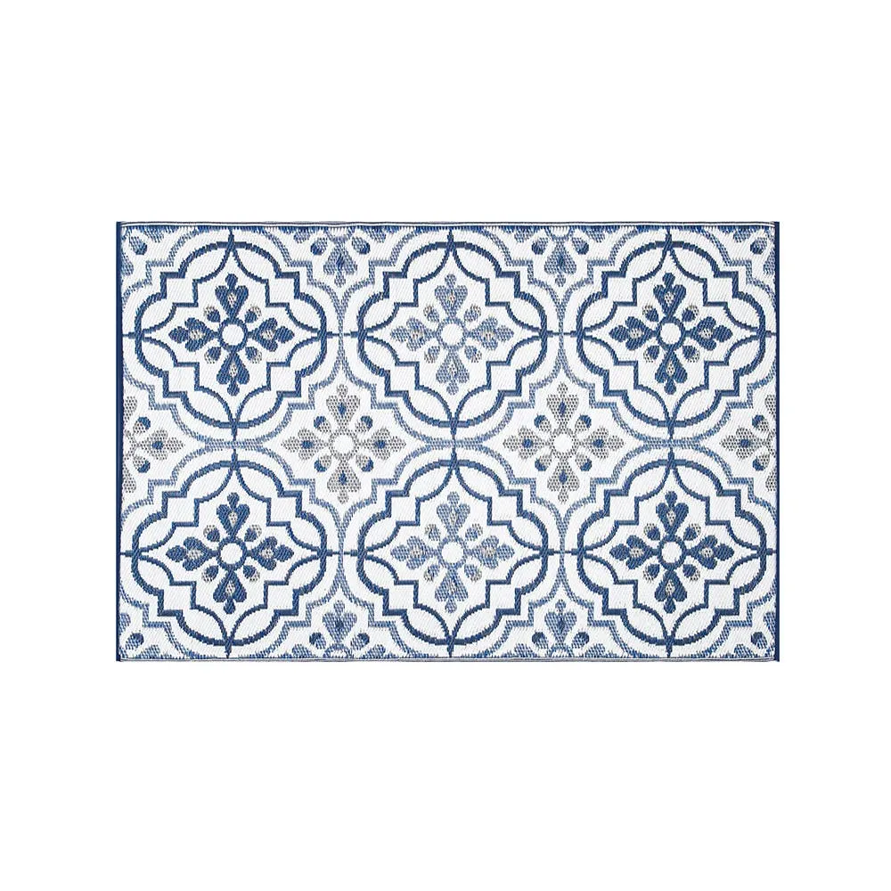 KSP Outdoor 'Tile Braga' All Season Mat (Blue