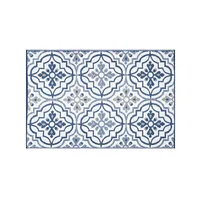 KSP Outdoor 'Tile Braga' All Season Mat (Blue