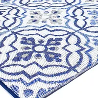 KSP Outdoor 'Tile Braga' All Season Mat (Blue