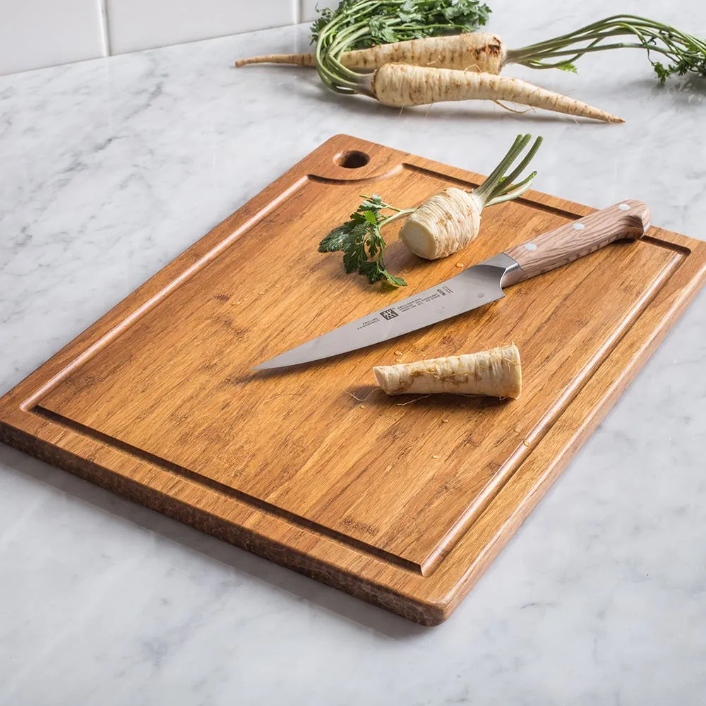 KSP Crushed 'Groove' Bamboo Cutting Board 30x24 cm