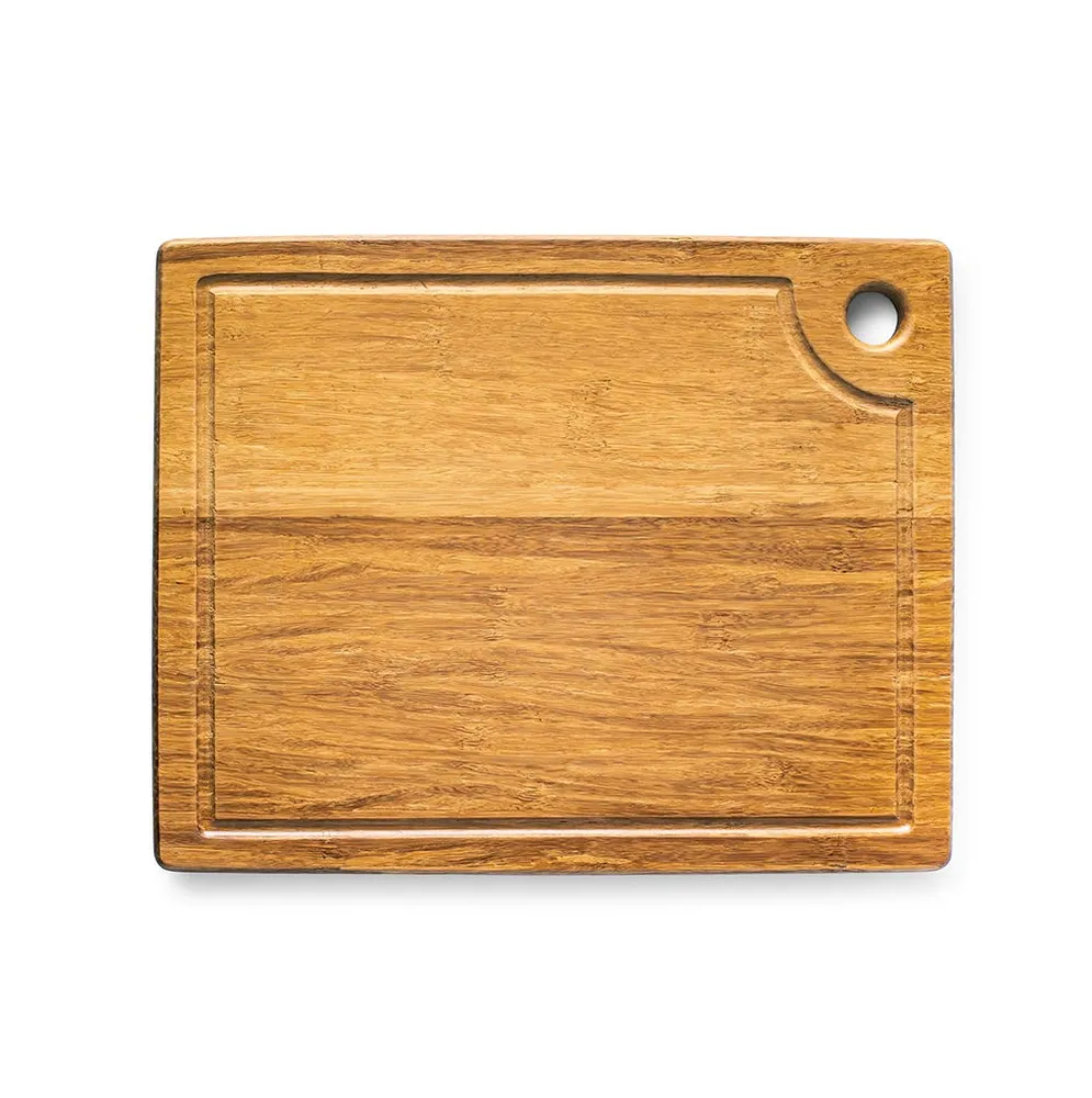 KSP Crushed 'Groove' Bamboo Cutting Board 30x24 cm