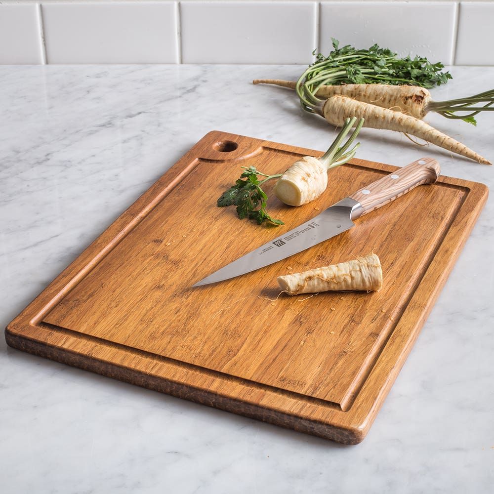 KSP Crushed 'Groove' Bamboo Cutting Board 36x28cm