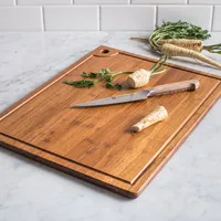 KSP Crushed 'Groove' Bamboo Cutting Board (Large)