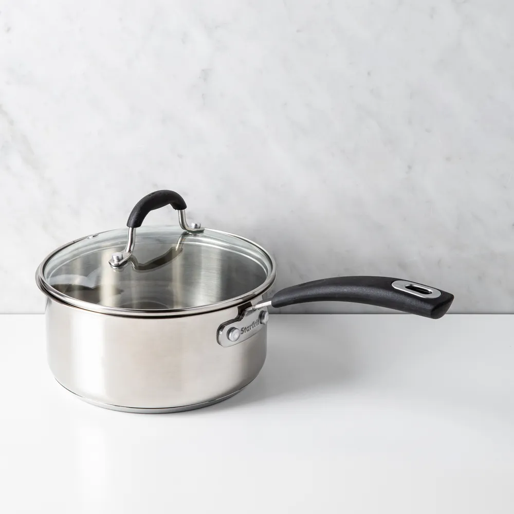 Starfrit Classic Saucepan with Lid (Stainless Steel) 2L