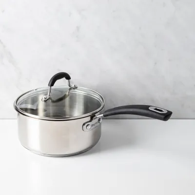 Starfrit Classic Saucepan with Lid (Stainless Steel) 2L