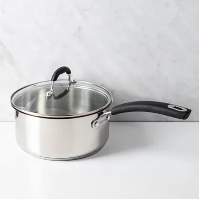 Starfrit Classic Saucepan with Lid (Stainless Steel) 2.8L