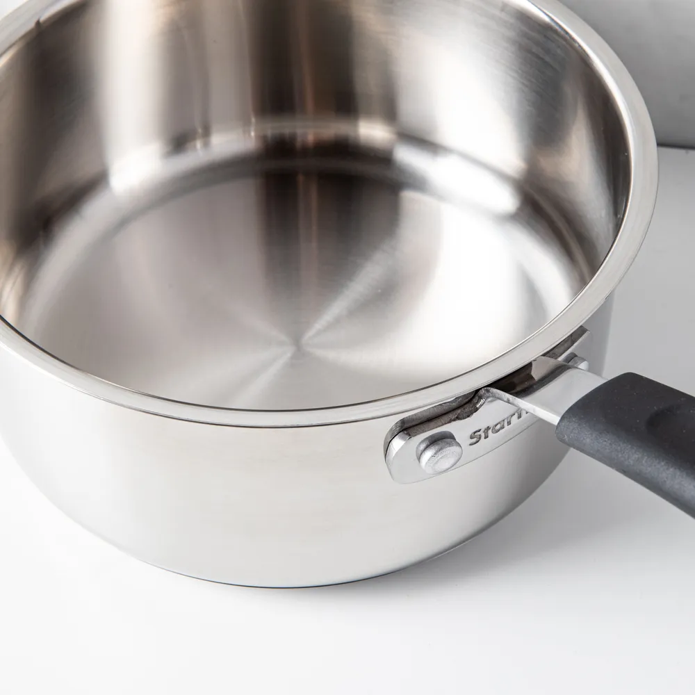 Starfrit Classic Stock Pot with Lid (Stainless Steel) 5L