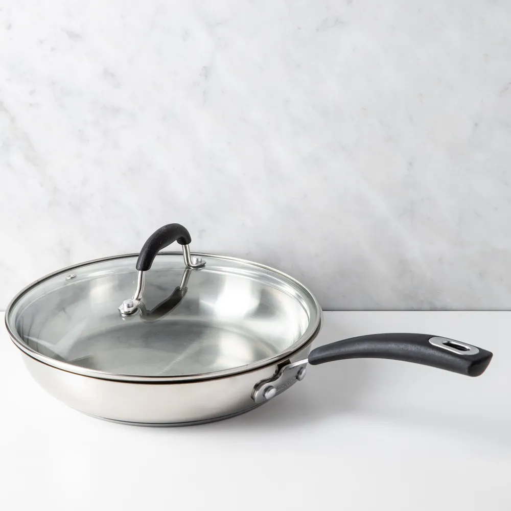 Starfrit Classic Frypan with Lid (Stainless Steel)