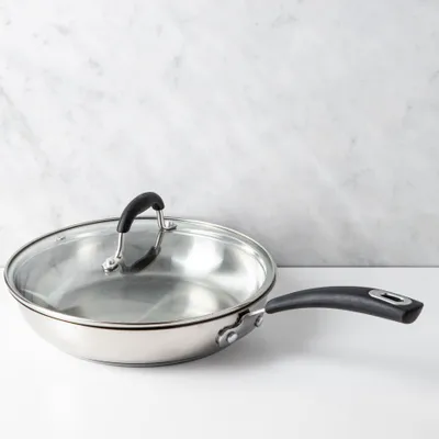 Starfrit Classic Frypan with Lid (Stainless Steel)