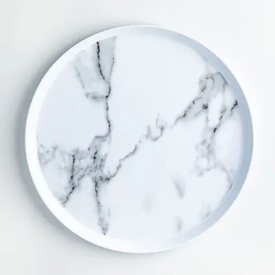 KSP Enzo Melamine Dinner Plate (Marble White)