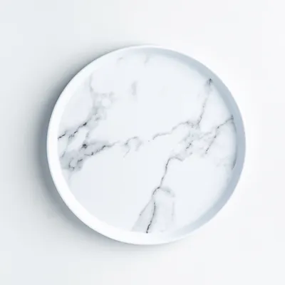 KSP Enzo Melamine Side Plate (Marble White)